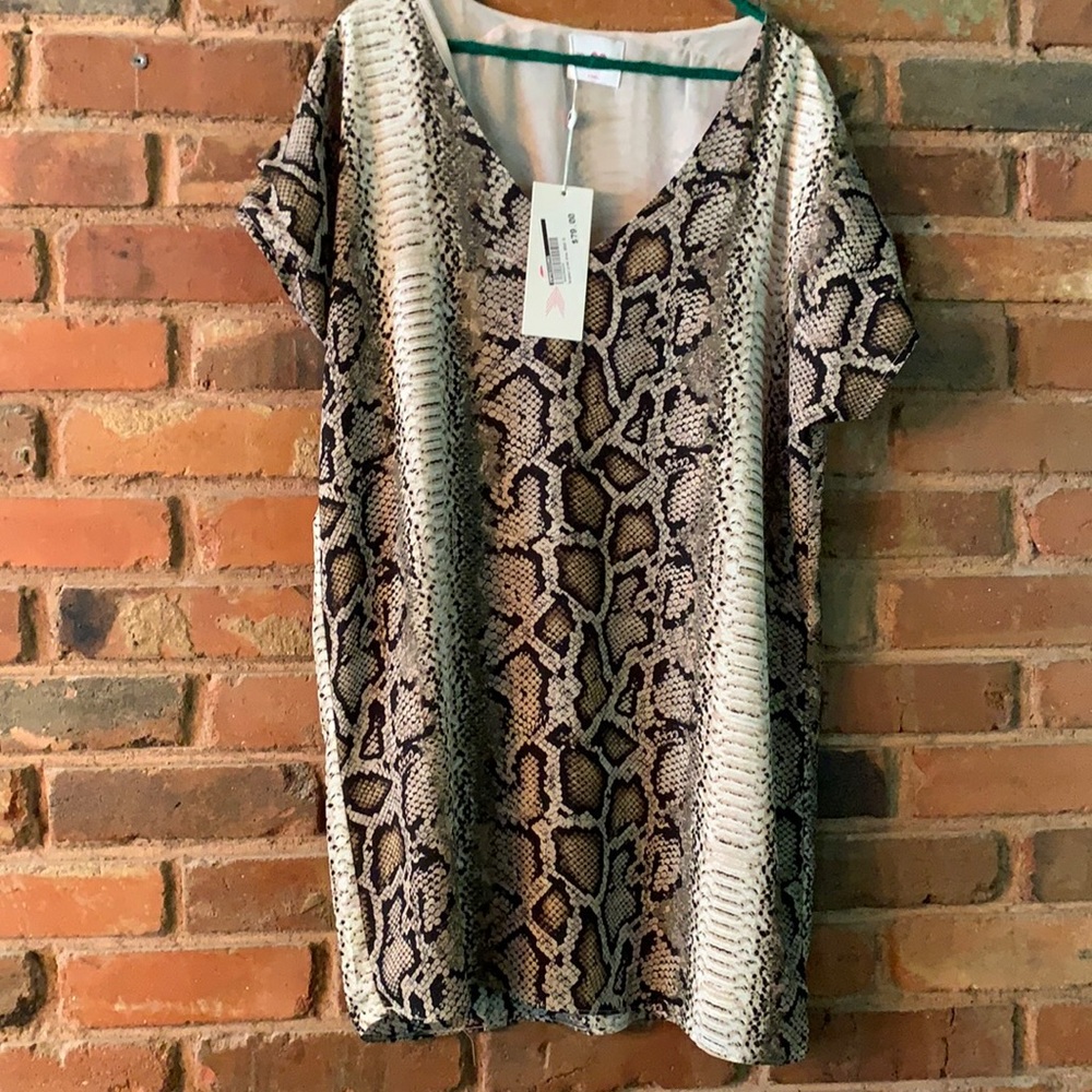 Buddy Love Snake Print Dress
